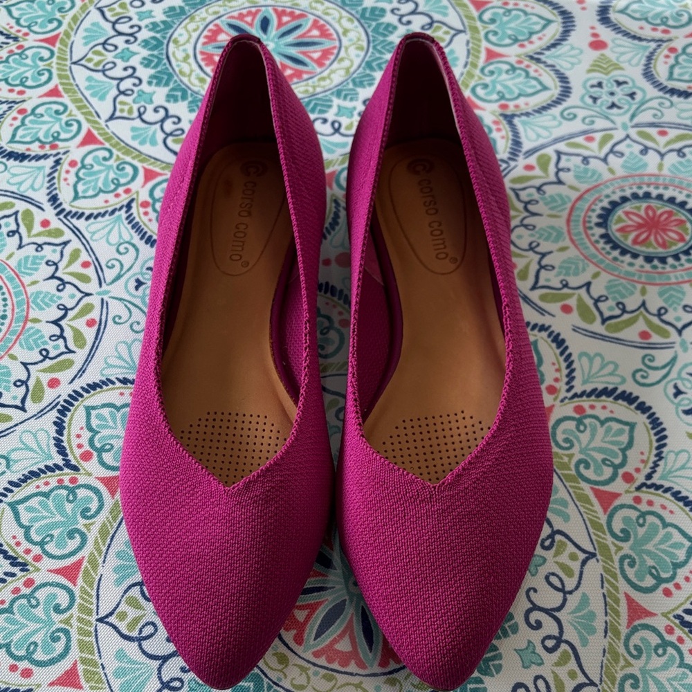 Corso Como Women's Fuchsia Flats - Picture 2 of 8